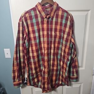 Northern Isles Shirt Men's Size XL Multicolor Plaid Long Sleeve Button Down